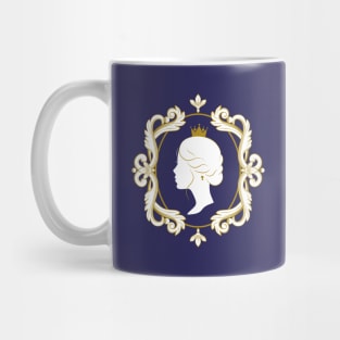 Princess Profile Navy Mug